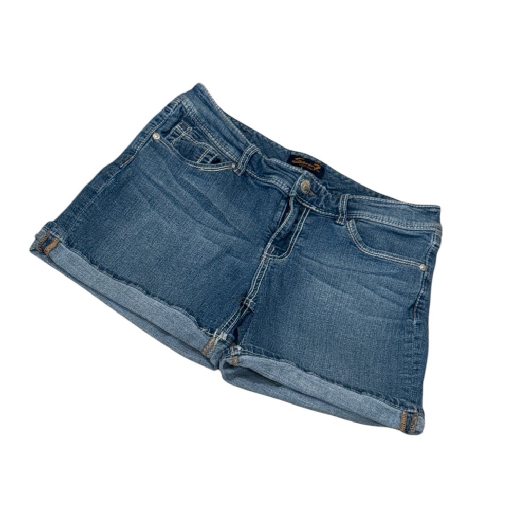 Women's Blue Seven7 Denim Shorts size 12